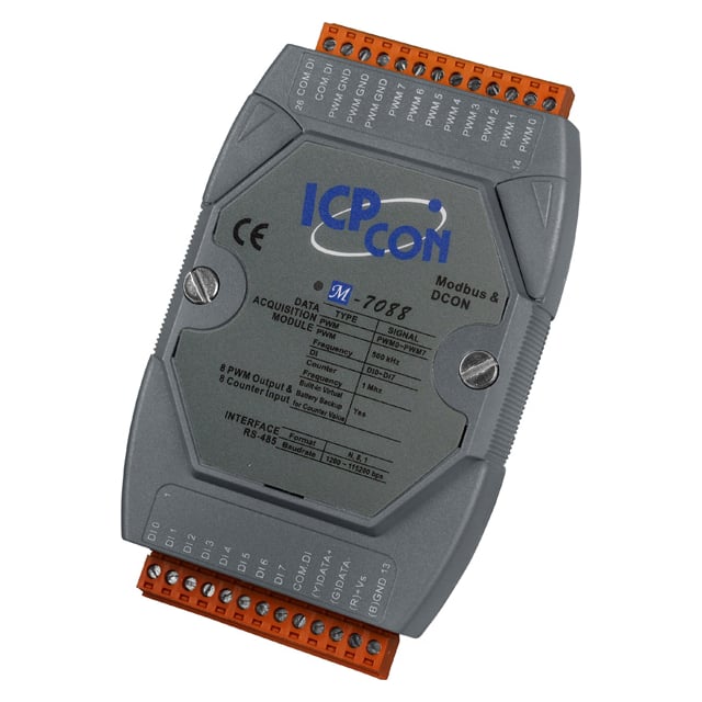 M-7088 ICP DAS USA INC Contrôleurs - Modules PLC